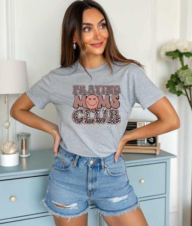 Praying Mom's Club Adult Tee