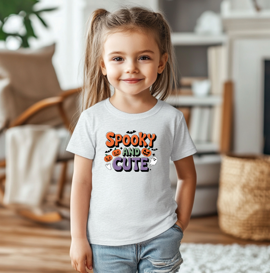 Spooky and Cute Halloween Toddler and Children Tees