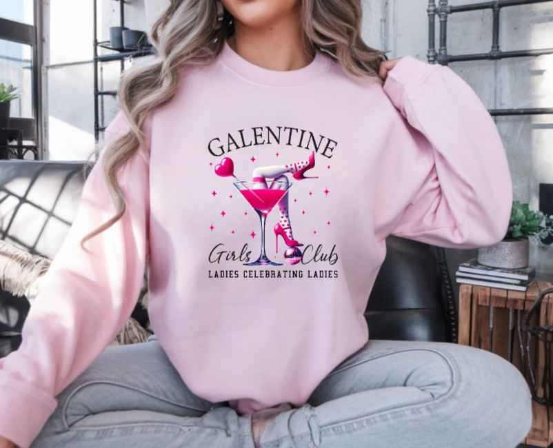 Galentine's Girl Club - Crewneck
