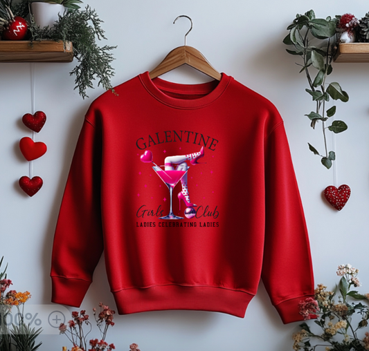 Galentine's Girl Club - Crewneck