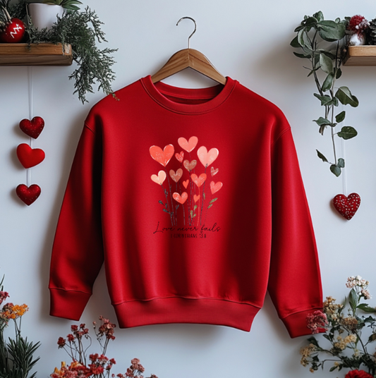 Love Never Fails - Crewneck