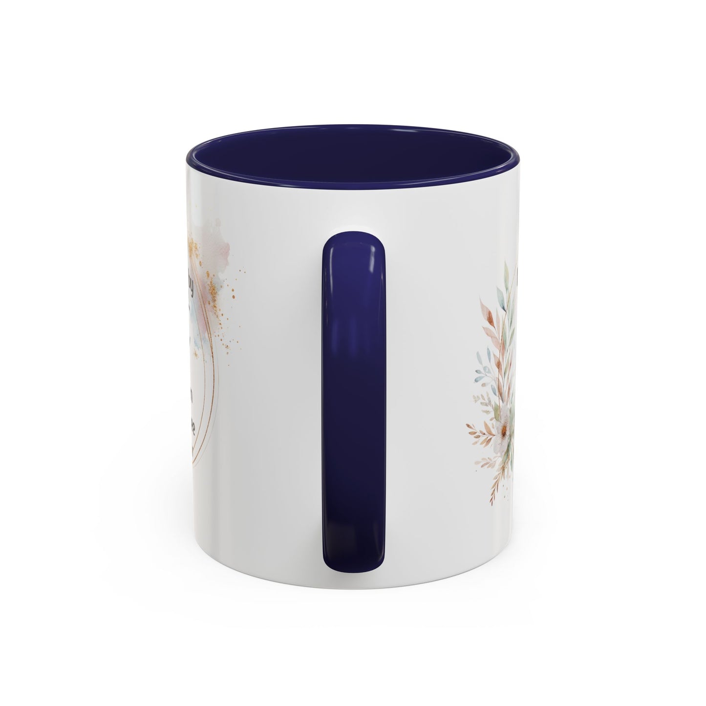 Faith Coffee Mug — "I Will Walk by Faith" Inspirational Scripture 11 oz