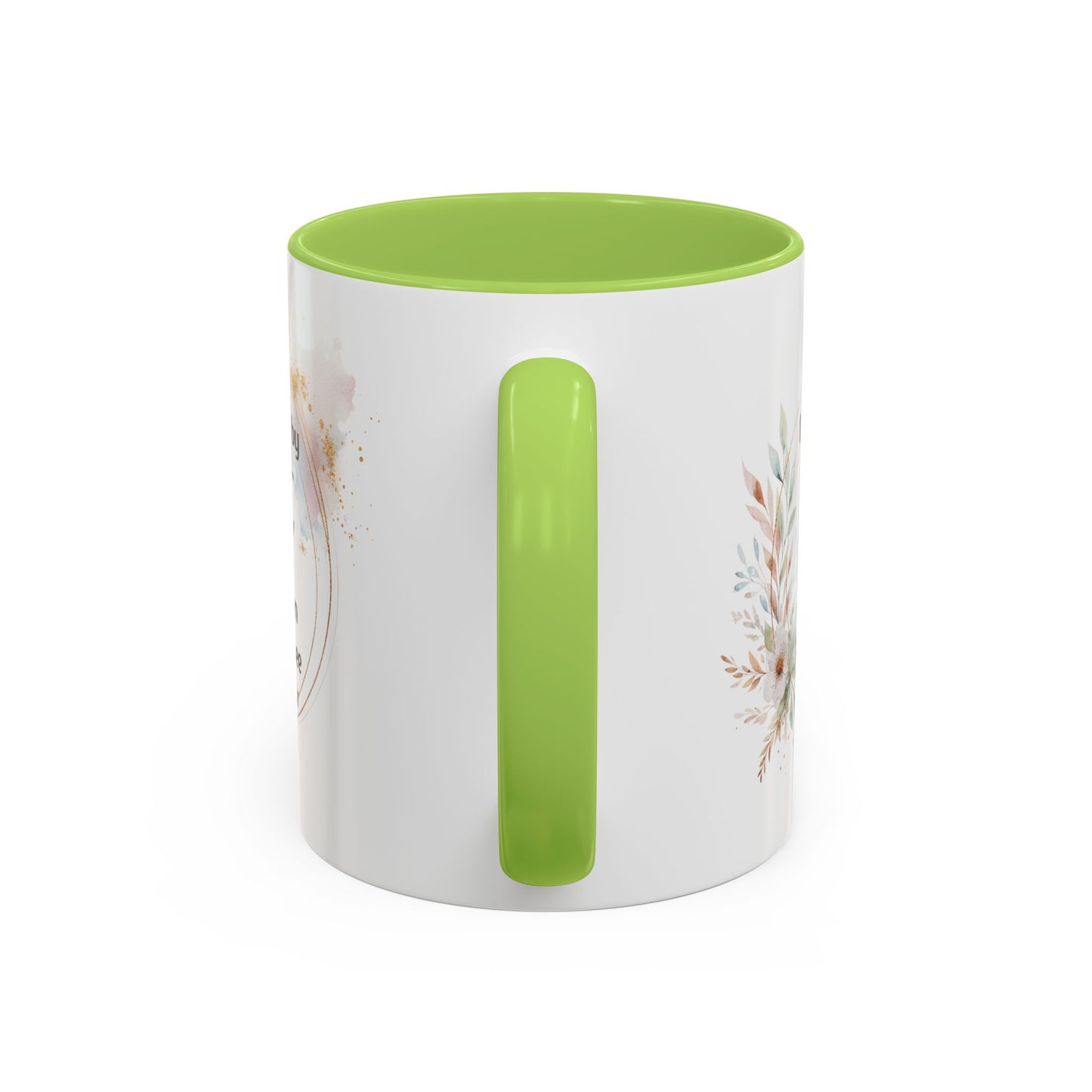 Faith Coffee Mug — "I Will Walk by Faith" Inspirational Scripture 11 oz