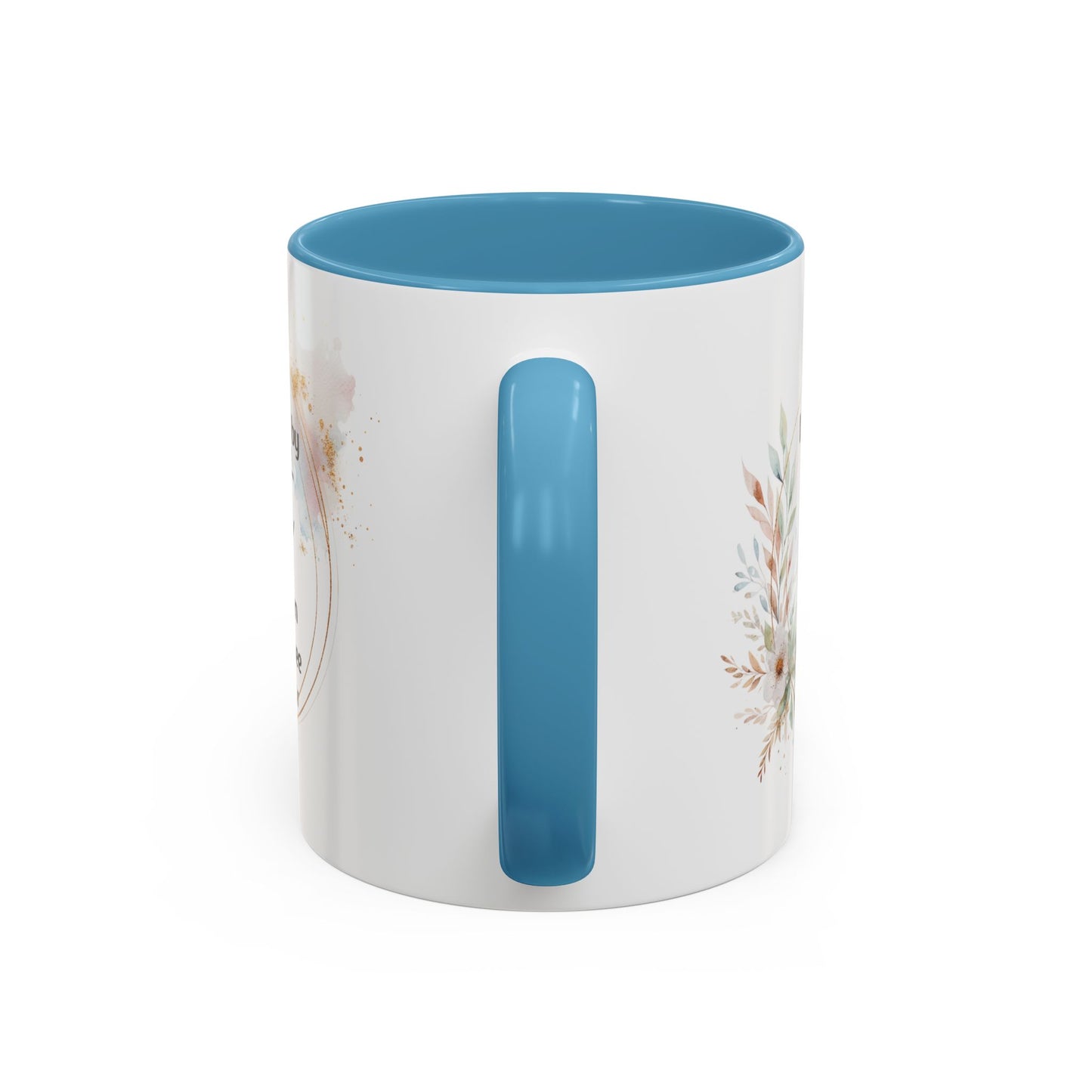 Faith Coffee Mug — "I Will Walk by Faith" Inspirational Scripture 11 oz