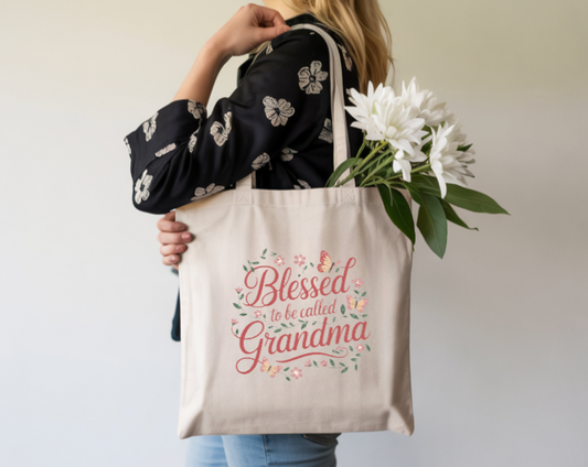 Blessed to be called grandma - Tote Bag