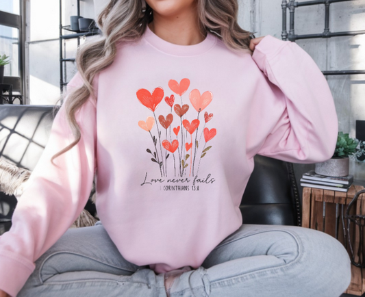 Love Never Fails - Crewneck