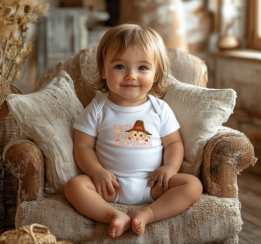 Baby’s First Thanksgiving Onesie - Cute Fall Baby Outfit