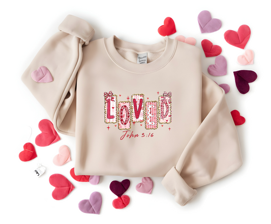 Loved - Valentine Crewneck